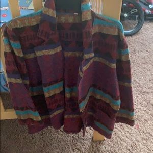 Blazer, tribal print